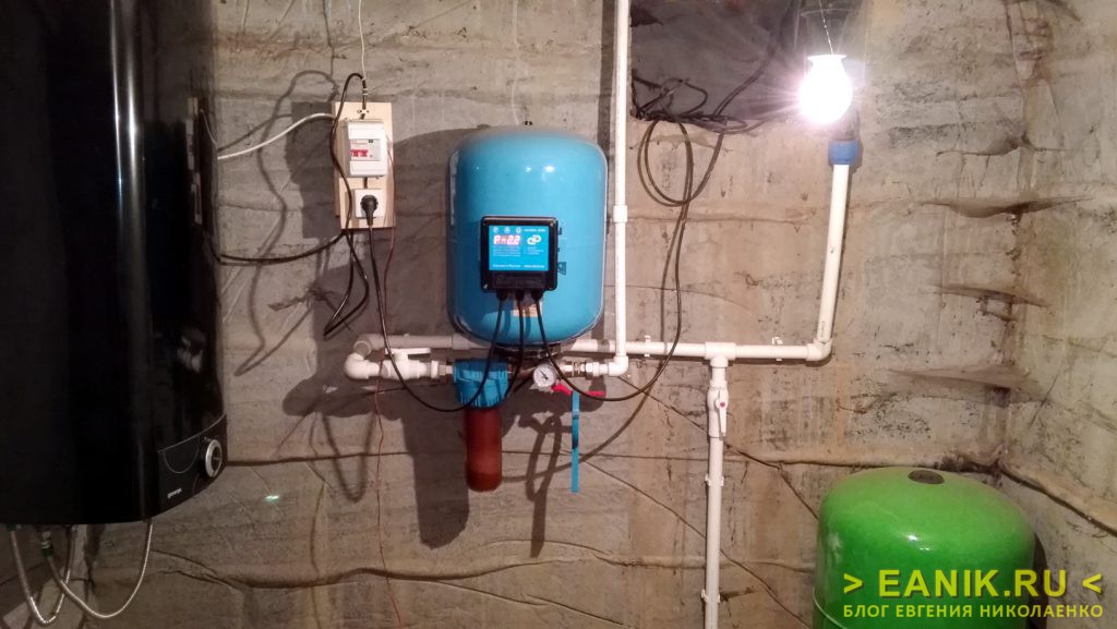 Система Стоп-насос установлена в подвале